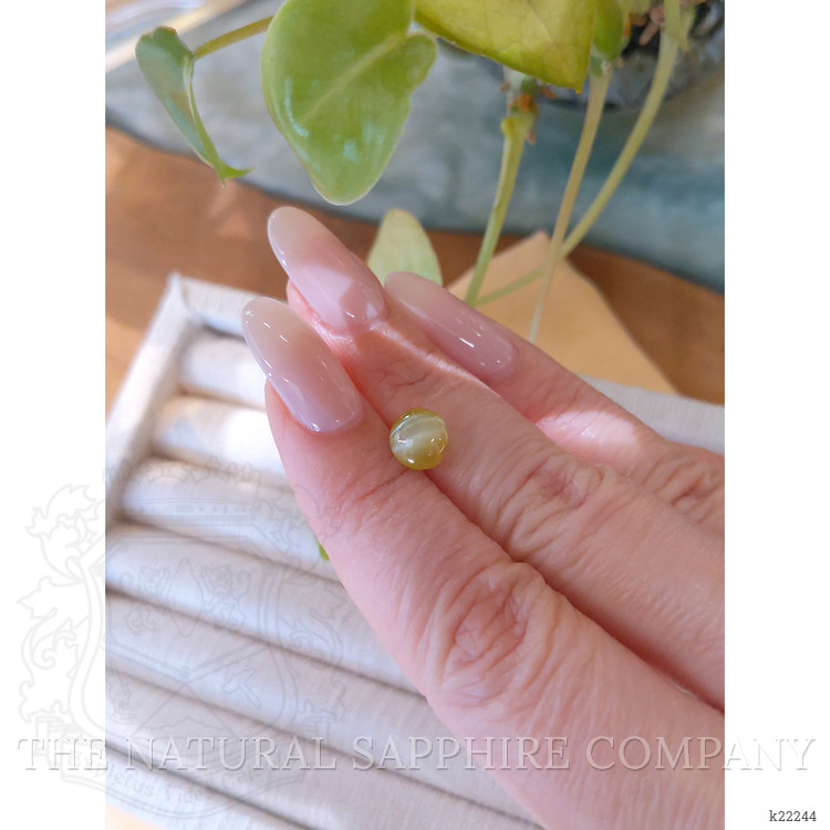 3.05 Ct. Cabochon Chrysoberyl from Ceylon (Sri Lanka)