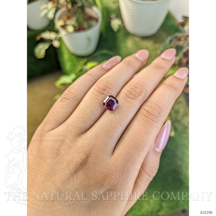 3.52 Ct. Purplish Pink Rhodolite Garnet from Ceylon (Sri Lanka)