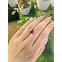 3.36 Ct. Purplish Red Rhodolite Garnet from Ceylon (Sri Lanka) Life Style