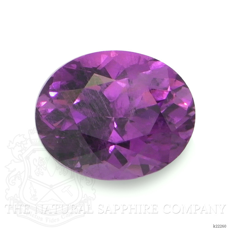 2.16 Ct. Pinkish Purple Rhodolite Garnet from Ceylon (Sri Lanka)