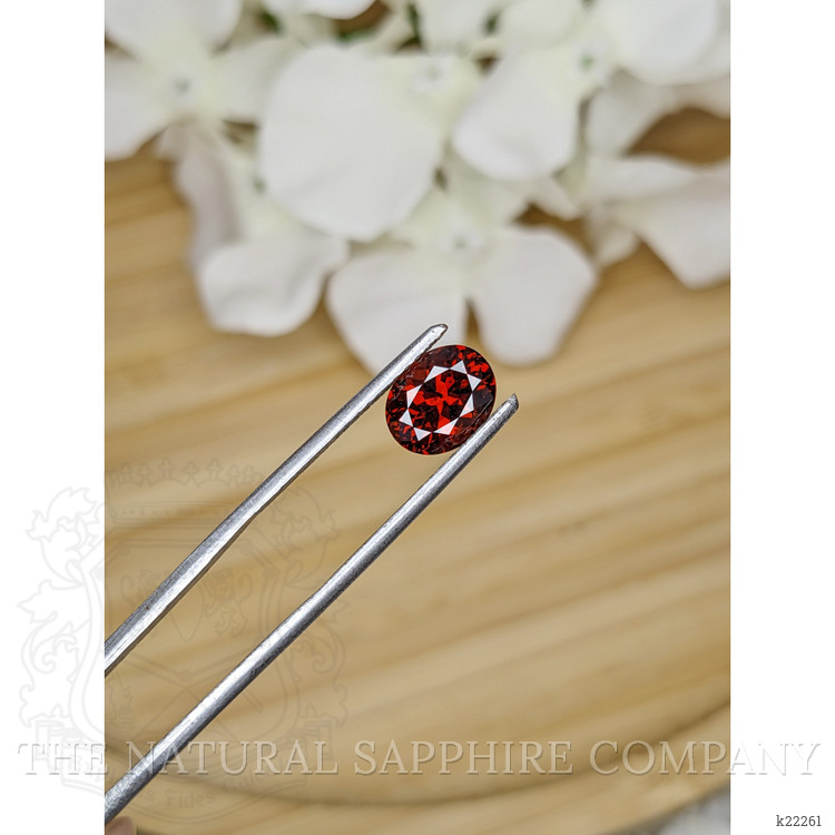 2.68 Ct. Red Garnet from Ceylon (Sri Lanka)