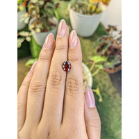 2.68 Ct. Red Garnet from Ceylon (Sri Lanka) Life Style