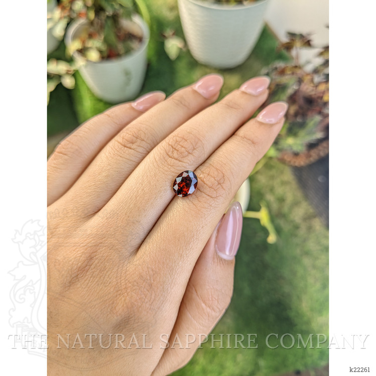 2.68 Ct. Red Garnet from Ceylon (Sri Lanka)