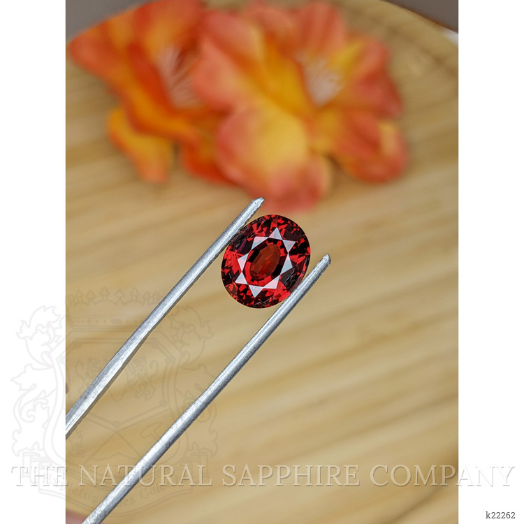 4.61 Ct. Red Garnet from Ceylon (Sri Lanka)