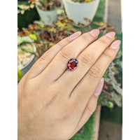 4.61 Ct. Red Garnet from Ceylon (Sri Lanka) Life Style