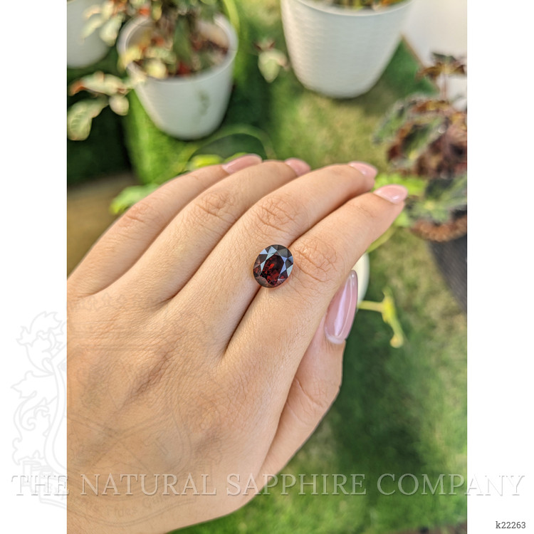 5.68 Ct. Red Garnet from Ceylon (Sri Lanka)