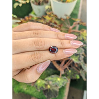 5.68 Ct. Red Garnet from Ceylon (Sri Lanka) Life Style
