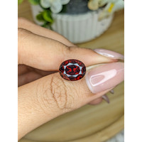 5.68 Ct. Red Garnet from Ceylon (Sri Lanka) Life Style