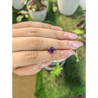 2.86 Ct. Pinkish Purple Rhodolite Garnet from Ceylon (Sri Lanka) Life Style