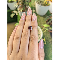 3.06 Ct. Reddish Brown Garnet from Ceylon (Sri Lanka) Life Style