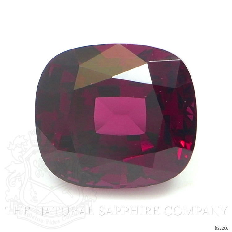 3.74 Ct. Purplish Red Rhodolite Garnet from Ceylon (Sri Lanka)