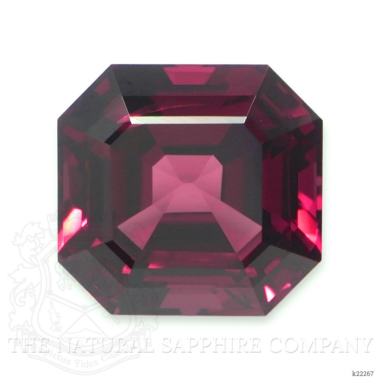 2.16 Ct. Purplish Red Rhodolite Garnet from Ceylon (Sri Lanka)