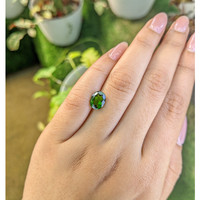 1.87 Ct. Chrome Diopside from Brazil Life Style
