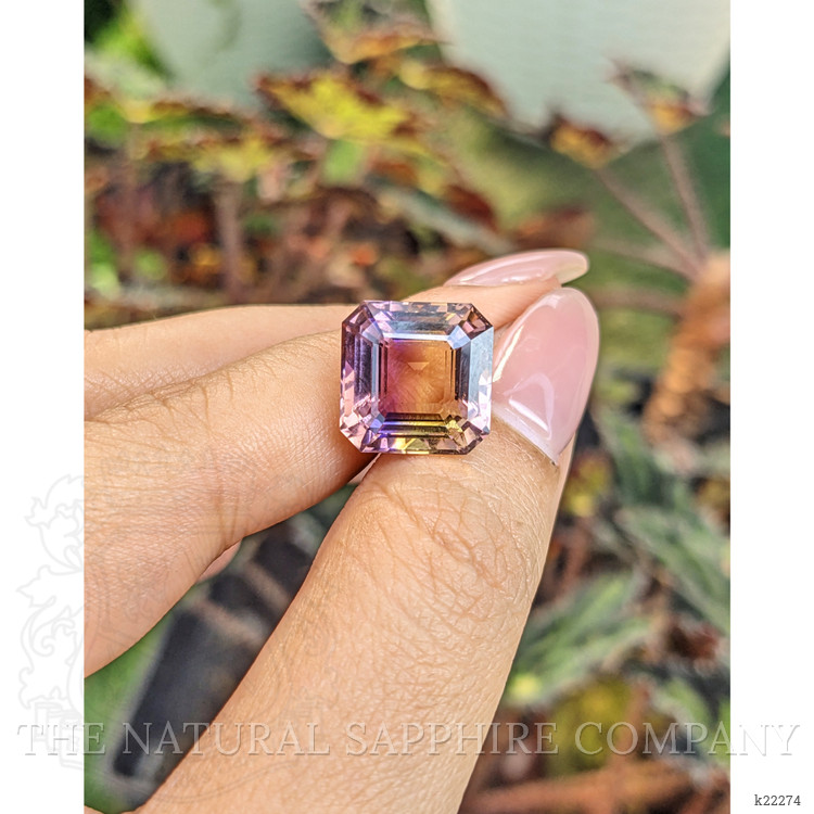 10.77 Ct. Bi Color Ametrine from Ceylon (Sri Lanka)