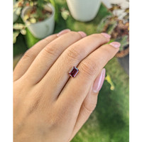 1.48 Ct. Rhodolite Garnet from Ceylon (Sri Lanka) Life Style