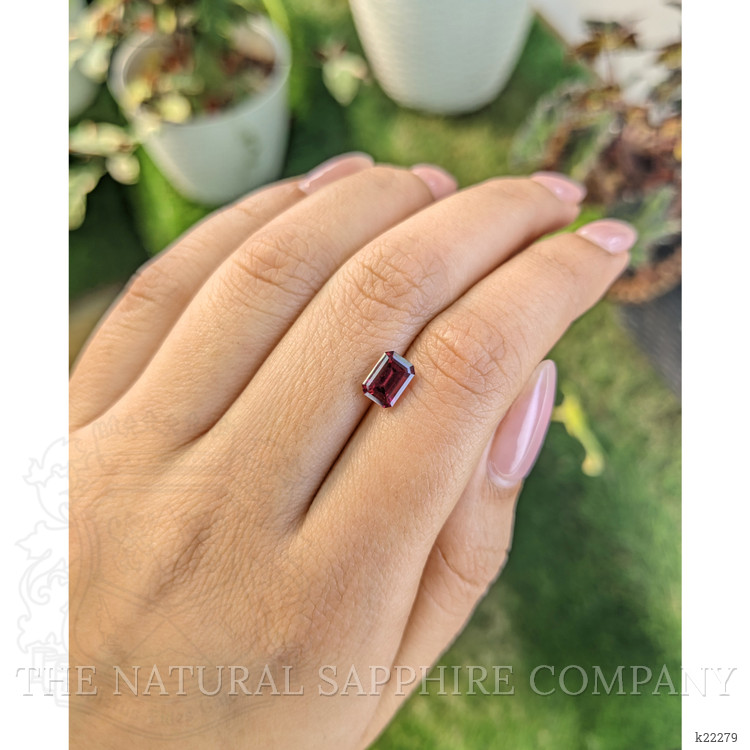 1.48 Ct. Rhodolite Garnet from Ceylon (Sri Lanka)