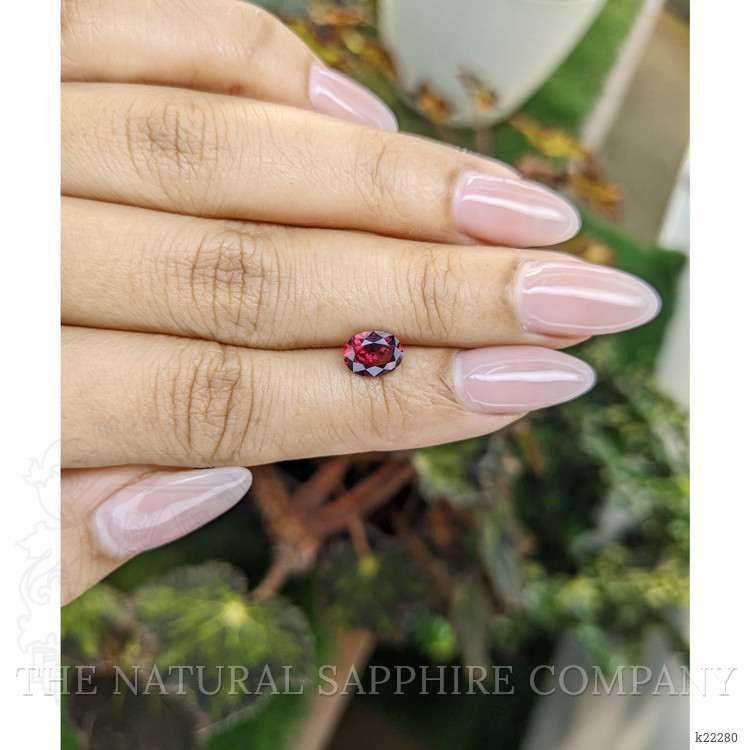 1.31 Ct. Rhodolite Garnet from Ceylon (Sri Lanka)