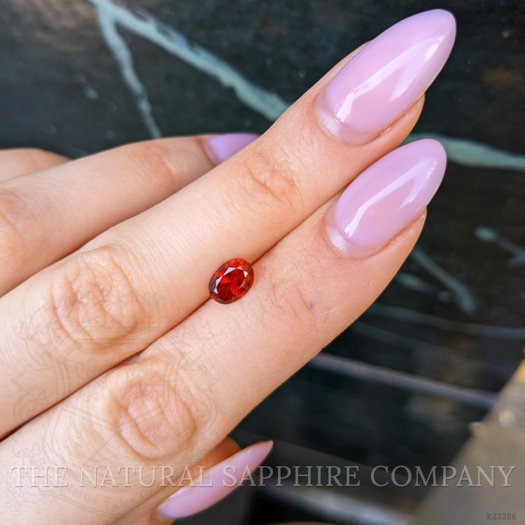 1.12 Ct. Reddish Orange Garnet from Montana