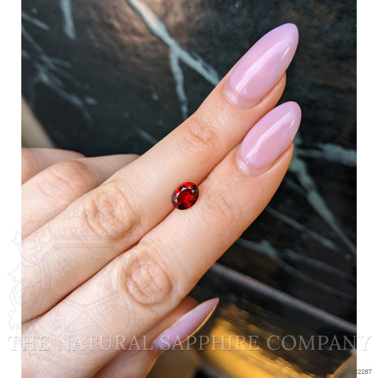 1.27 Ct. Orangish Red Garnet from Montana