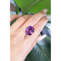 11.13 Ct. Amethyst from Brazil Life Style