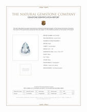 1.39 Ct. Blue Aquamarine from Ceylon (Sri Lanka) Scan Report