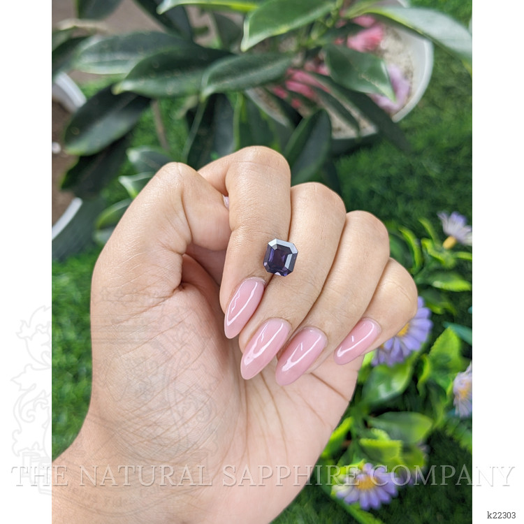 4.08 Ct. Purple Spinel from Ceylon (Sri Lanka)