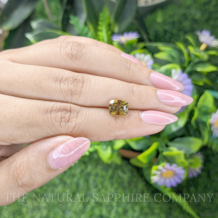 3.18 Ct. Greenish Yellow Chrysoberyl from Tanzania