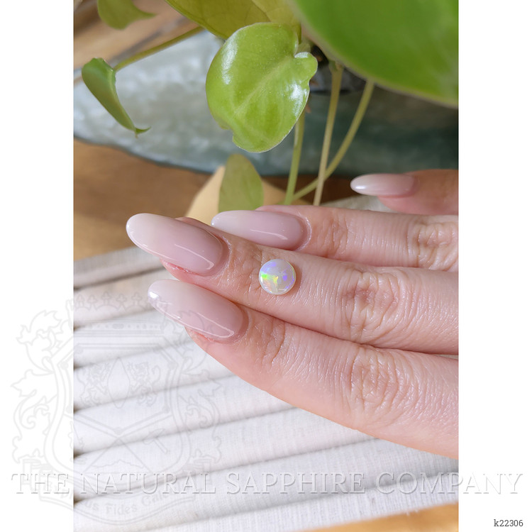 0.90 Ct. Cabochon White Opal from Australia