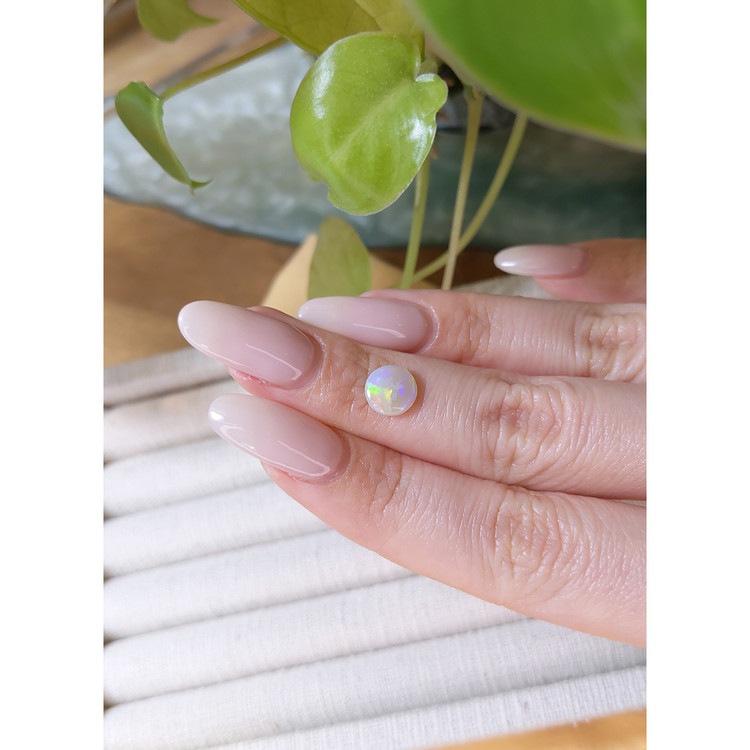0.90 Ct. Cabochon White Opal from Australia