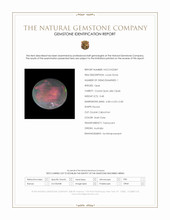 0.48 Ct. Multi Color Cabochon Crystal Opal (Jelly Opal) from Australia Scan Report