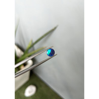 0.76 Ct. Cabochon Black Opal from Australia Life Style
