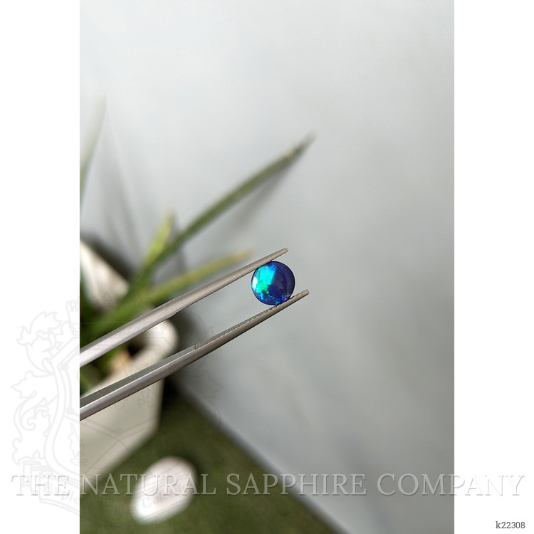 0.76 Ct. Cabochon Black Opal from Australia