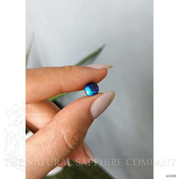 0.76 Ct. Cabochon Black Opal from Australia