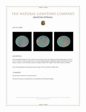 0.66 Ct. Cabochon White Opal from Australia Appraisal