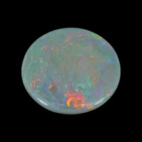 0.66 Ct. Cabochon White Opal from Australia Video