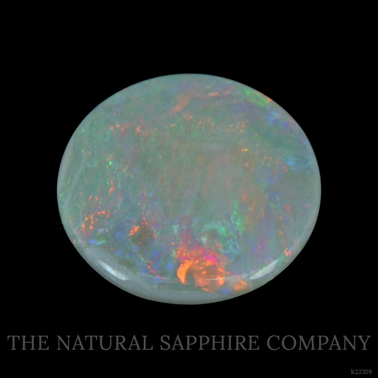 0.66 Ct. Cabochon White Opal from Australia