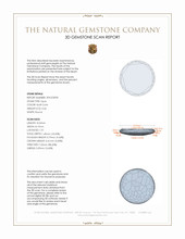 0.66 Ct. Cabochon White Opal from Australia 3 D Scan Report