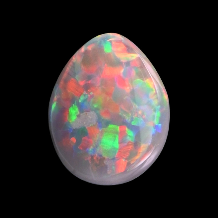 0.34 Ct. Cabochon Semi-Black Opal from Australia