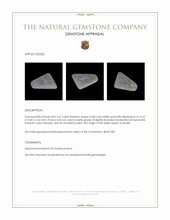 2.67 Ct. Cabochon White Opal from Australia Appraisal