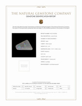 2.67 Ct. Cabochon White Opal from Australia Scan Report