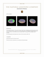 1.34 Ct. Cabochon Crystal/Jelly Opal from Australia Appraisal