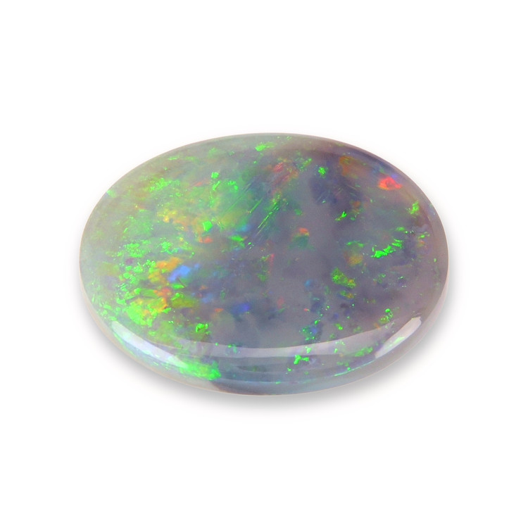 2.66 Ct. Cabochon Semi-Black Opal from Australia