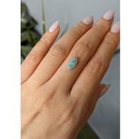 0.69 Ct. Multi Color Cabochon Crystal/Jelly Opal from Australia Life Style