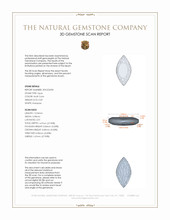 0.69 Ct. Cabochon Crystal/Jelly Opal from Australia 3 D Scan Report