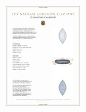 0.69 Ct. Multi Color Cabochon Crystal Opal (Jelly Opal) from Australia 3 D Scan Report