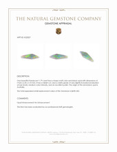 1.79 Ct. Semi-Black Opal from Australia Appraisal