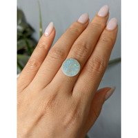 2.66 Ct. Semi-Black Opal from Australia Life Style