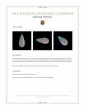 1.37 Ct. Cabochon White Opal from Australia Appraisal