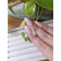 1.37 Ct. Cabochon White Opal from Australia Life Style