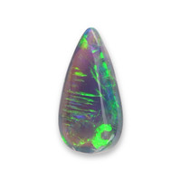 0.63 Ct. Cabochon Black Opal from Australia Video
